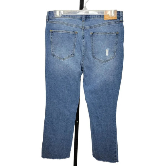 Anthropologie Avec Les Filles Raw Hem Distressed High Rise Jeans - Picture 3 of 8